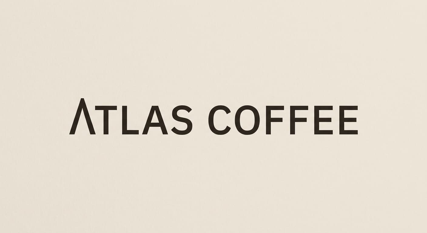 Atlas Coffee variant: 02, Wordmark only