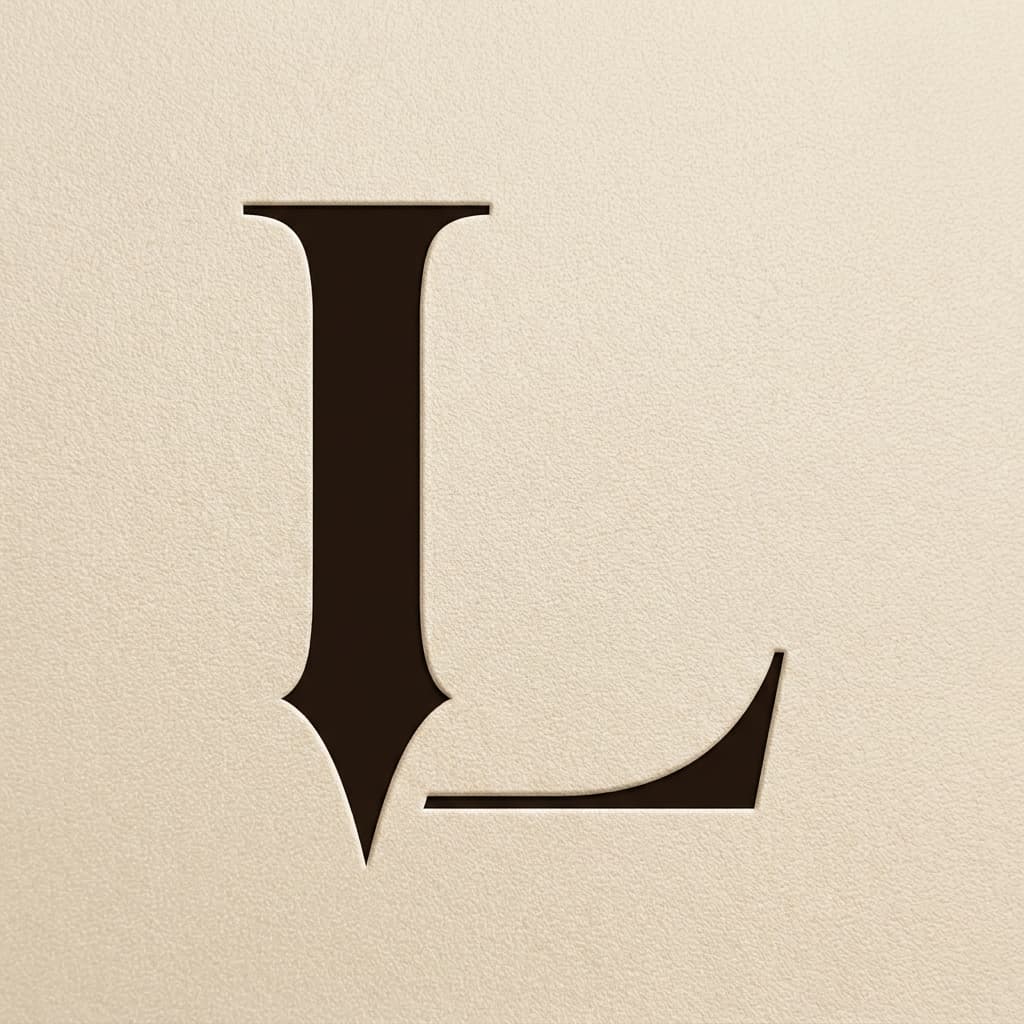 Lacuna variant: 02, L monogram