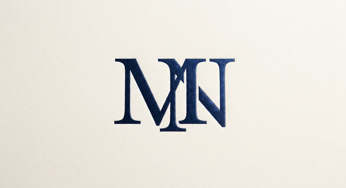 Morgan Northrop variant: 01, MN ligature monogram