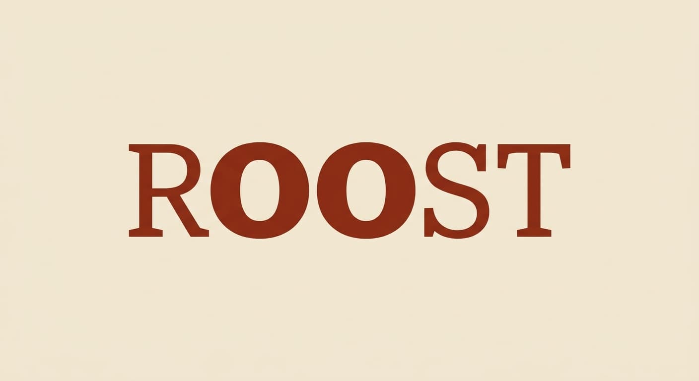 Roost variant: 02, Wordmark only