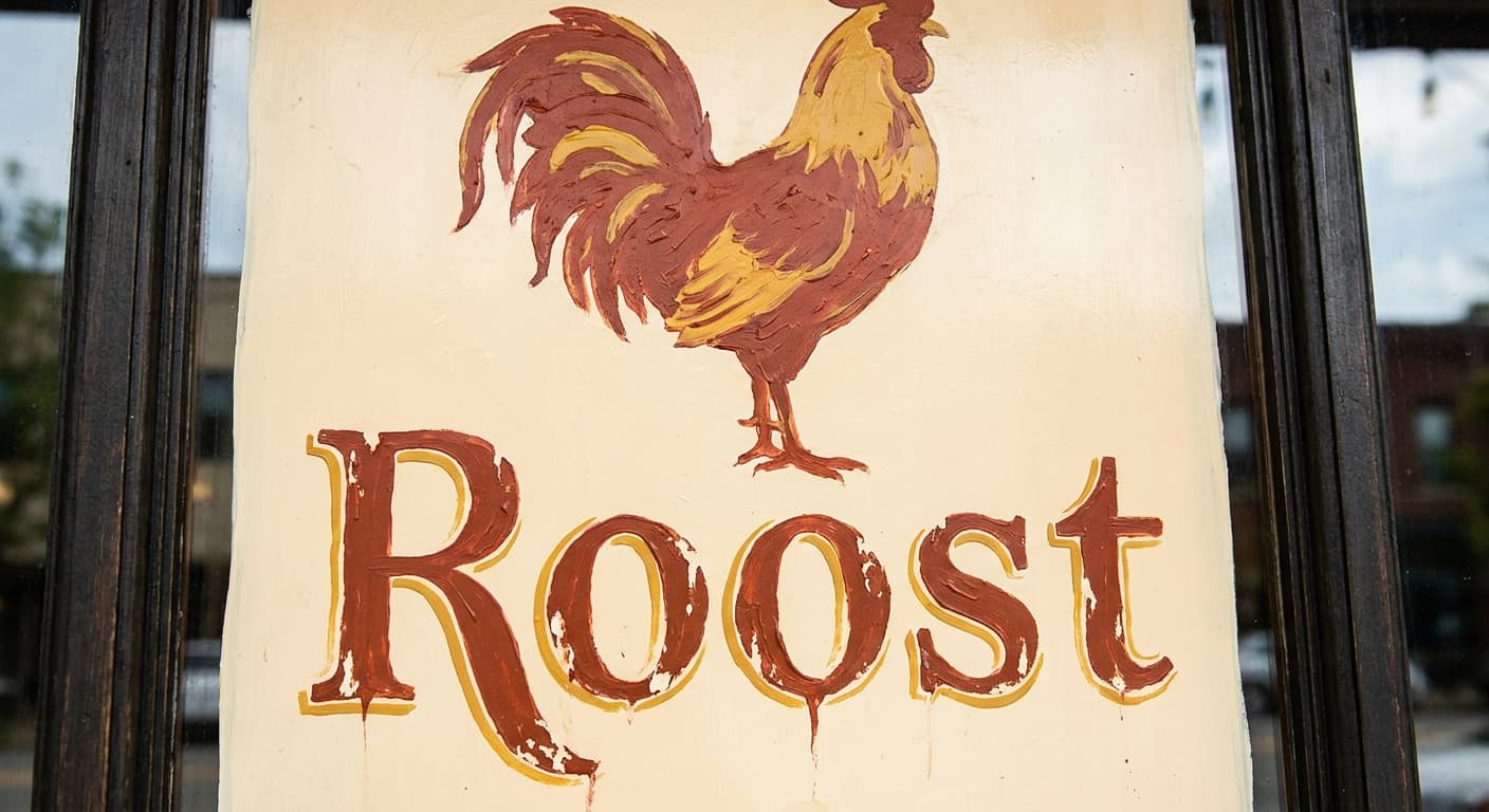 Roost variant: 04, Window-paint treatment