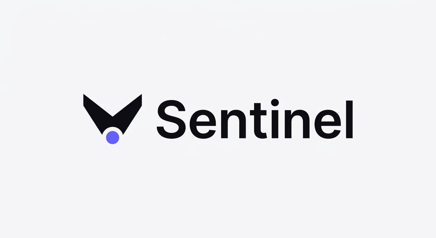 Sentinel variant: 02, Symbol plus wordmark lockup