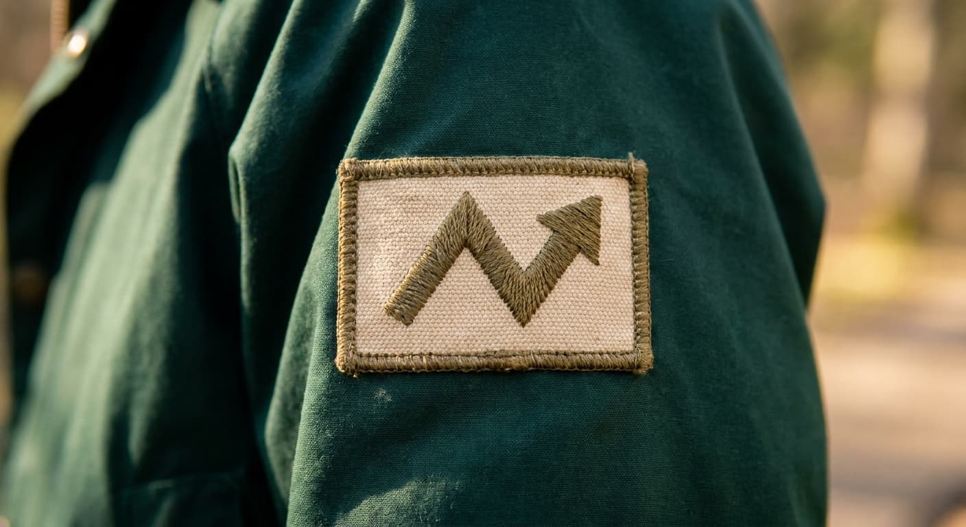 Switchback logo applied to: Embroidered patch