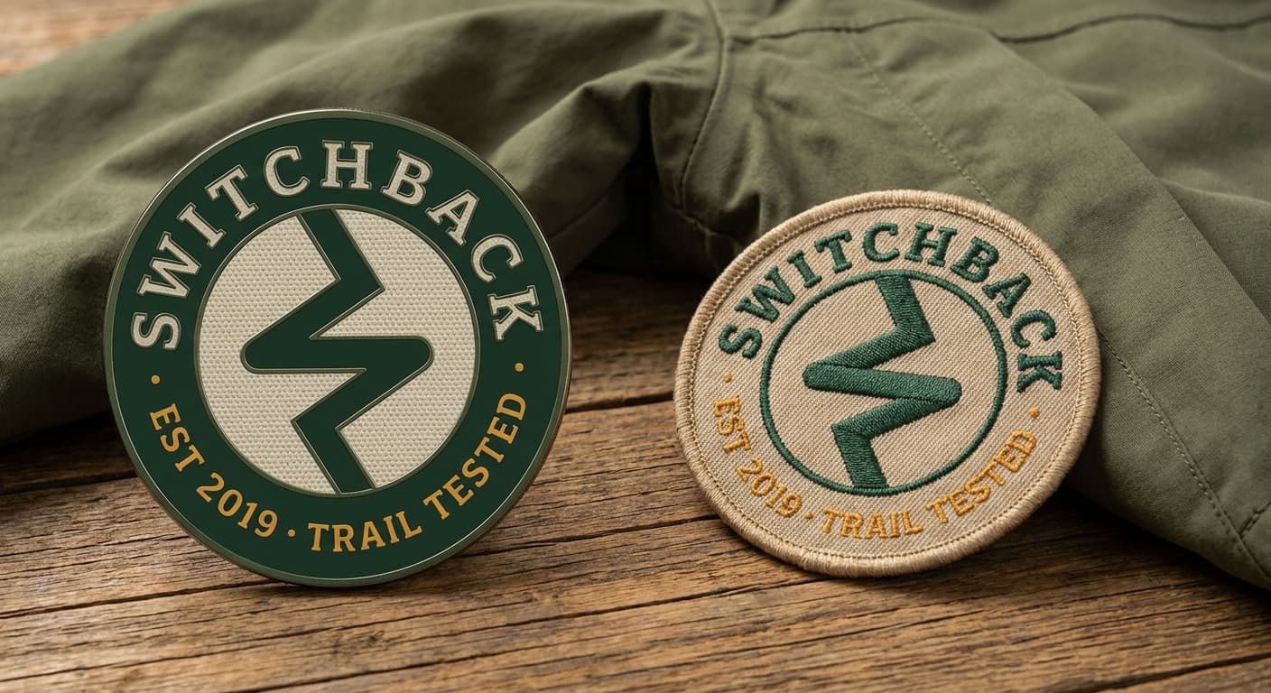 Switchback variant: 04, Vintage circular badge