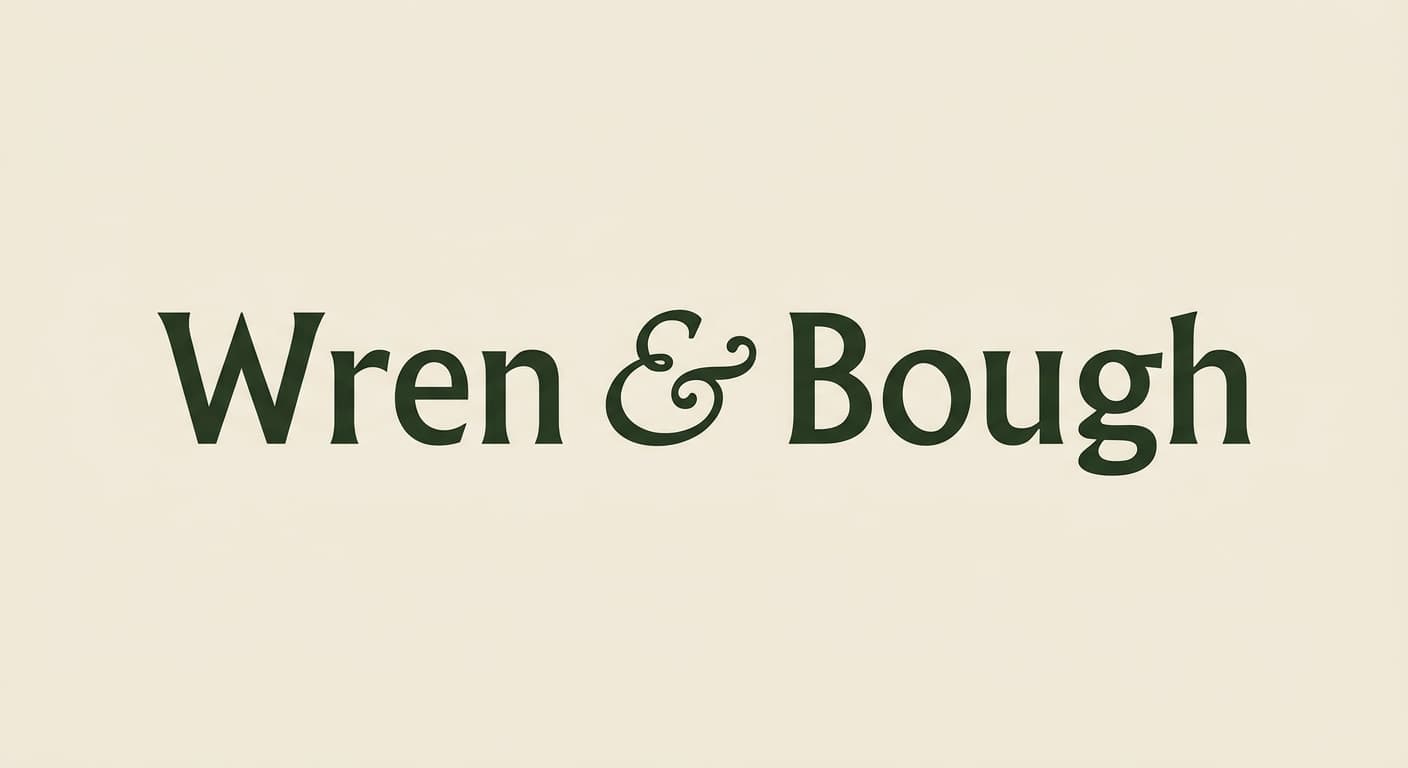 Wren & Bough variant: 02, Wordmark only