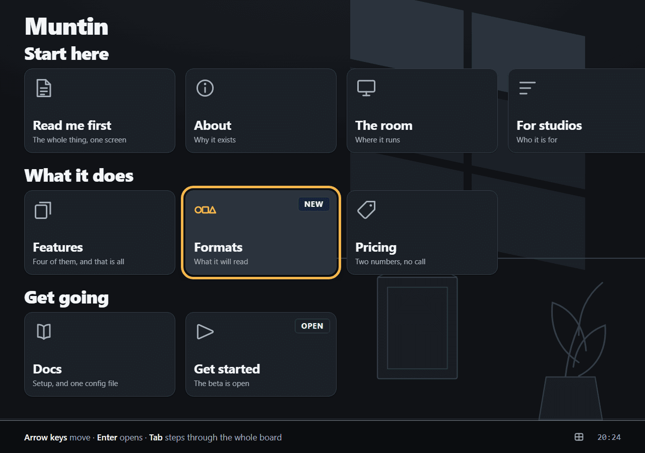 The Game console UI theme's demo page, rendered from its own tokens and components.