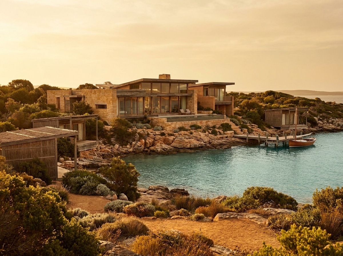 Tamarind Villa: a villa in Tamarind Cay, styled-aspirational property photography, no people, no real-location resemblance, no real brand marks, demo only